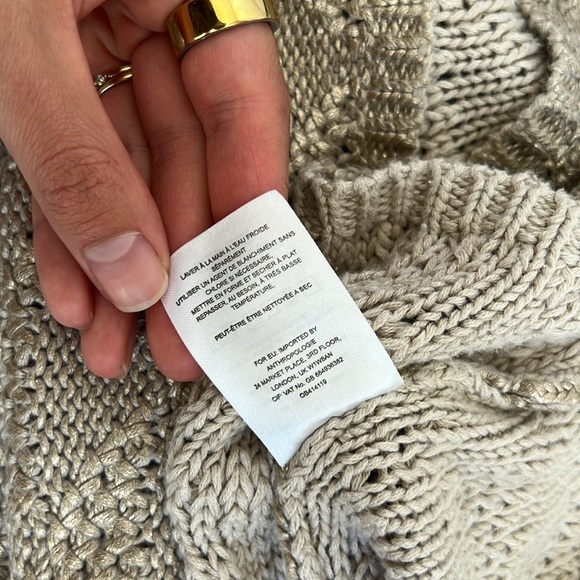 Anthropologie Metallic Tank (Moth) - Picture 9 of 10